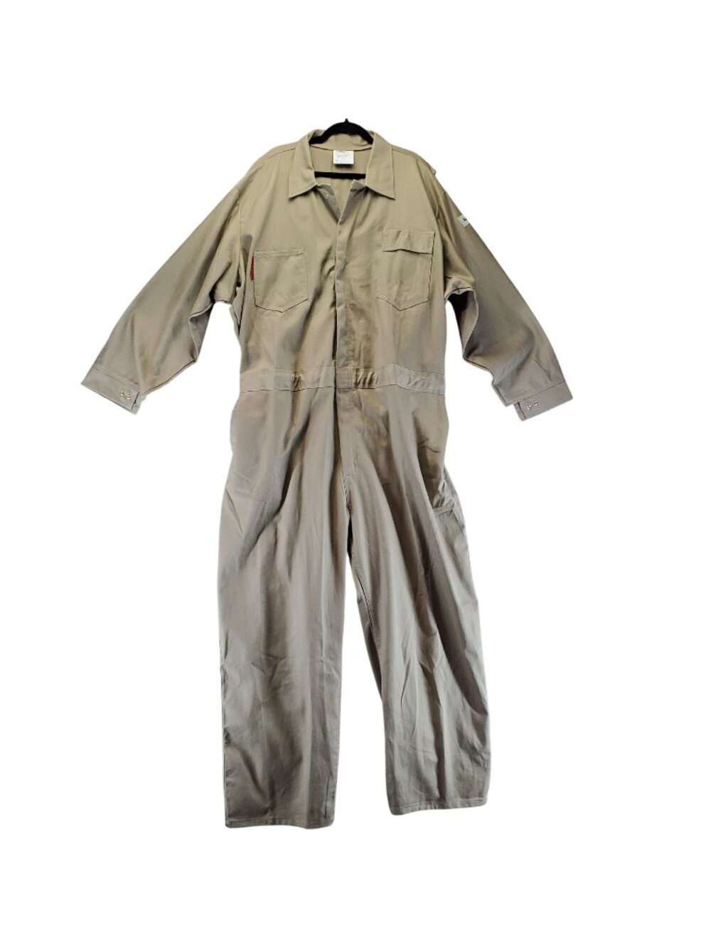 Lakeland Coveralls Mens 3XL Tan Fire Resistant Workwear ARC Rating FR *Read*